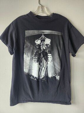 Beetlejuice Original Movie Graphic T Shirt Black Carousel Hat